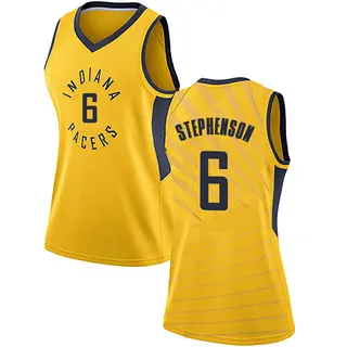 Women's Lance Stephenson Indiana Pacers Gold Jersey - Statement Edition - Swingman
