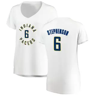 Women's Lance Stephenson Indiana Pacers White Jersey - Association Edition - Fast Break