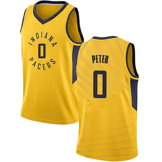 Youth Taelon Peter Indiana Pacers Gold Jersey - Statement Edition - Swingman